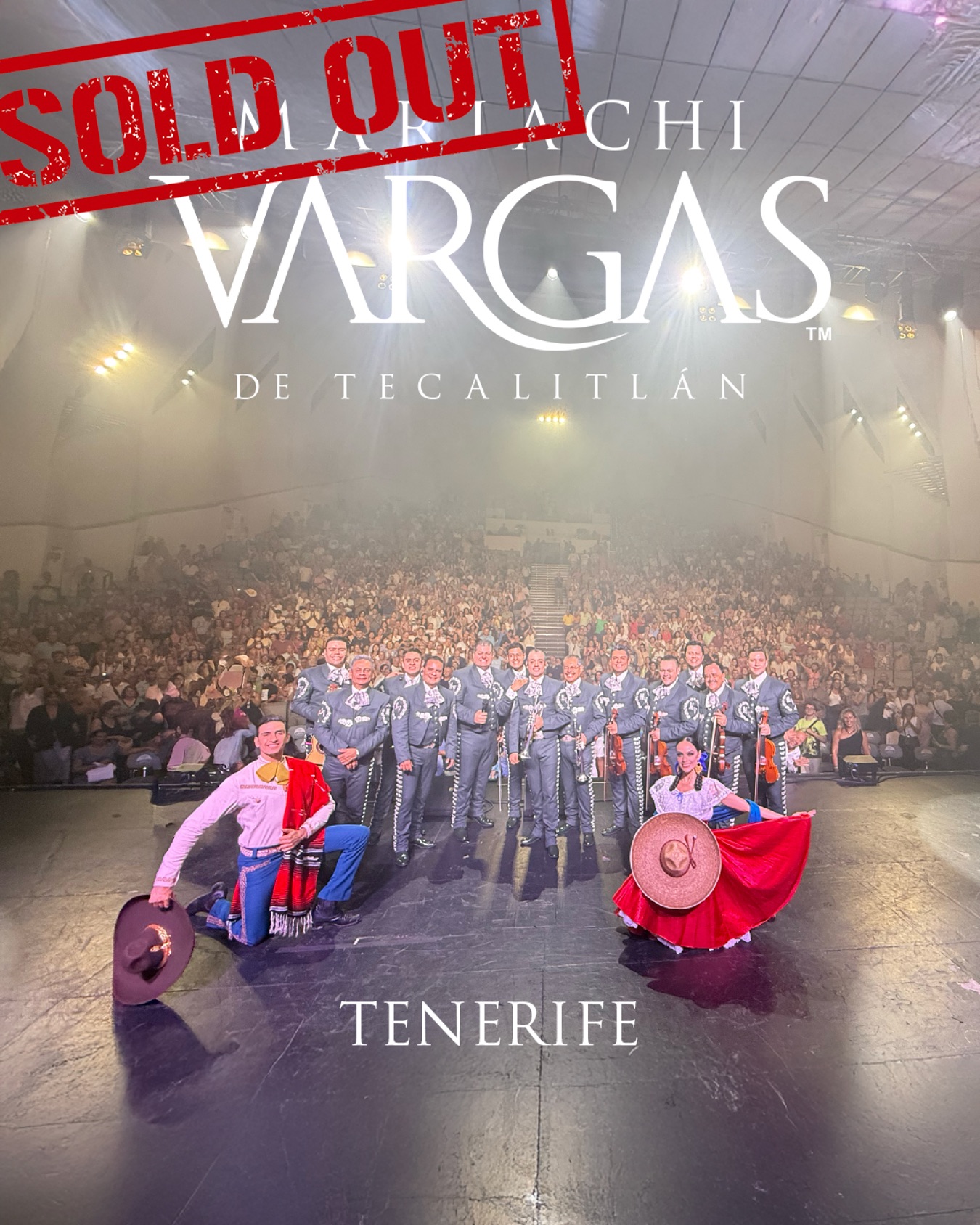 ¡Sold Out en Tenerife! 🇪🇸✨
¡Gracias por una noche inolvidable en el Auditorio de Tenerife! El corazón de México vibró con fuerza gracias a cada uno de ustedes que llenó este concierto con su energía, sus aplausos y su amor por la música tradicional.
#MariachiVargasDeTecalitlán #Tenerife #SoldOut #Gracias #ElLegadoTour #MariachiEnEspaña #MúsicaMexicana #OrgulloMexicano