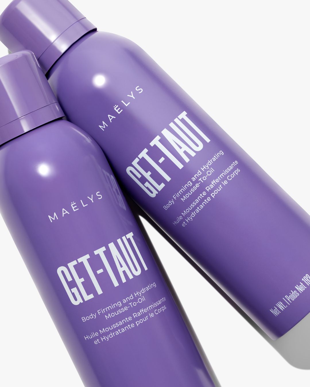 Transform your routine with the NEW GET-TAUT Body Firming and Hydrating Mousse-To-Oil
Give your skin a glowing, silky finish with this ultra-hydrating mousse-to-oil that transforms from a whipped texture to a fast-absorbing oil.
Powered by Glaucine, Sacha Inchi Seed Extract, and Squalane alongside ultra-nourishing Coconut Oil and Argan Oil, it leaves your skin feeling smooth, supple, and toned. It’s clinically proven to smooth the look of wrinkles and crepey skin, promoting a more radiant and hydrated appearance.
Its irresistible gourmand-meets-tropical scent has notes of Coconut and Passionflower, truly making it a vacation in a bottle!
Apply all over the body twice daily for best results 💜
Now available at maelyscosmetics.com, @ultabeauty, and ulta.com