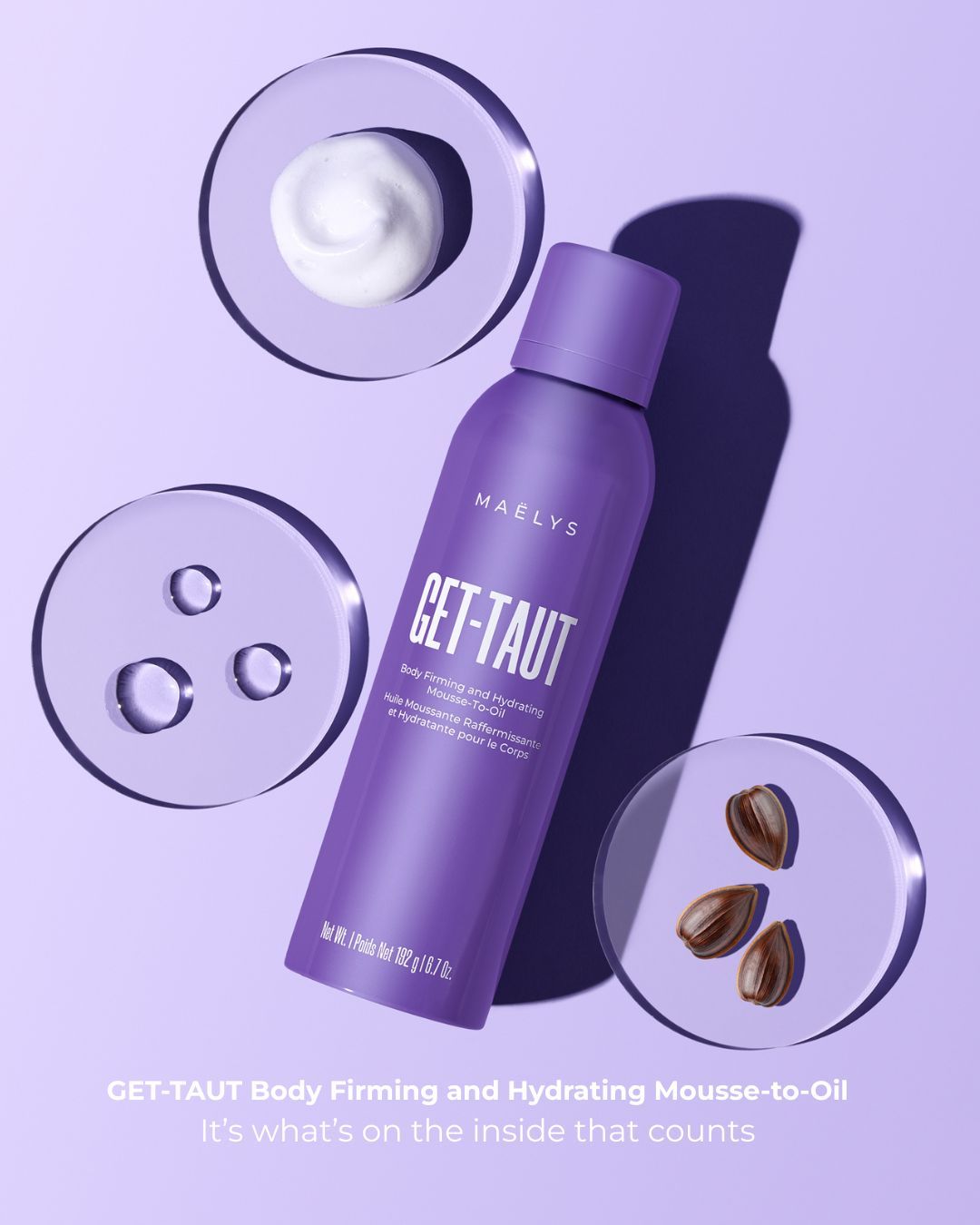 It’s what’s on the inside that counts 🌿💜
This transformative Mousse-to-Oil melts into your skin on contact, drenching it in hydration while visibly firming the skin with powerful ingredients like:
Glaucine
Sacha Inchi Seed Extract
Squalane
The best part? It’s quick-absorbing and lightweight, leaving behind a glowy, silky finish
Will you be adding GET-TAUT to your body care lineup?