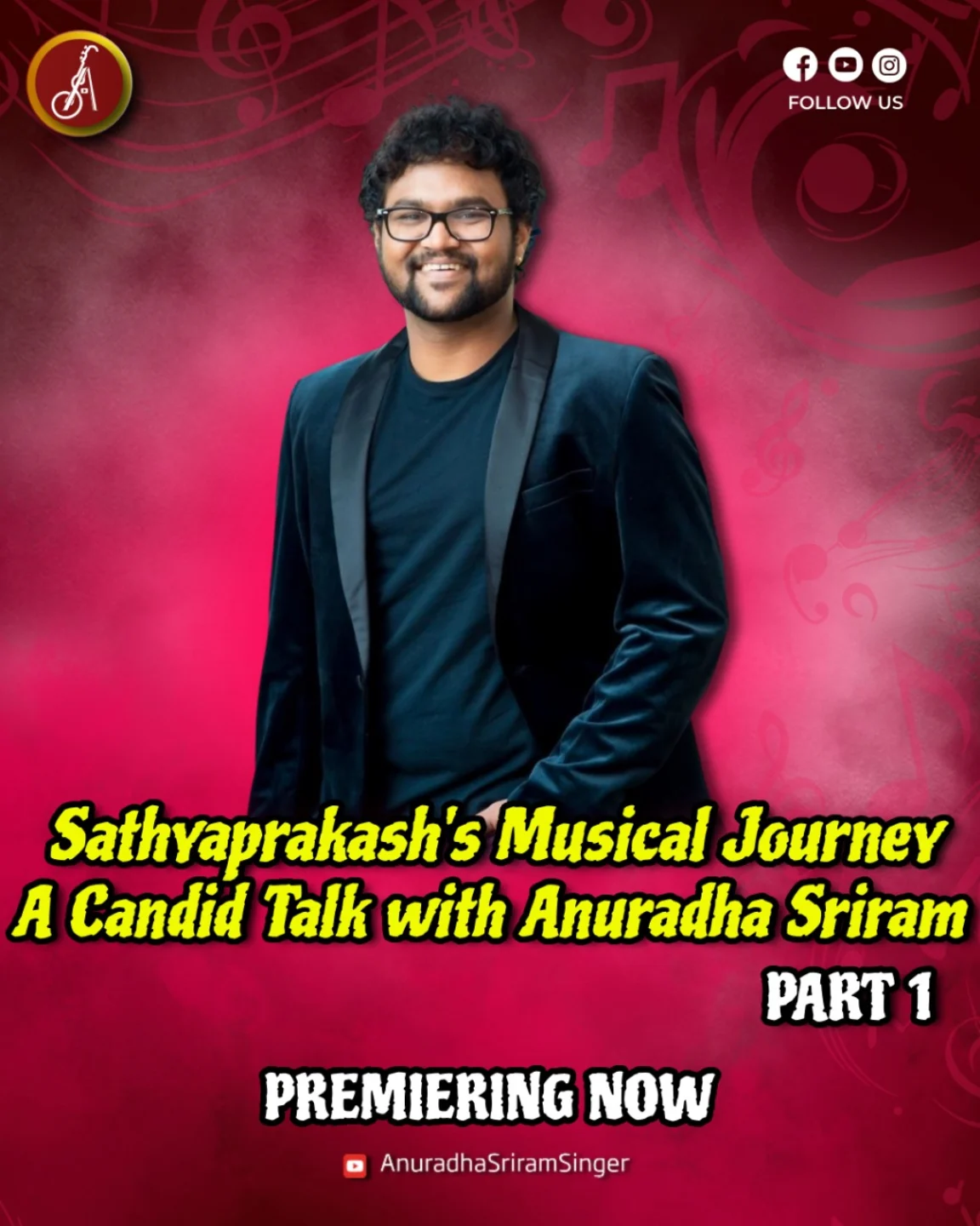 #PremieringNow! Sathyaprakash's Musical Journey Part 1
Check the link in Bio 🔗
#PaadalamPesalamPurinjukalam
#talkseries #anuradhasriram #musiclearning
#musiclearningtips
#exclusivetalk