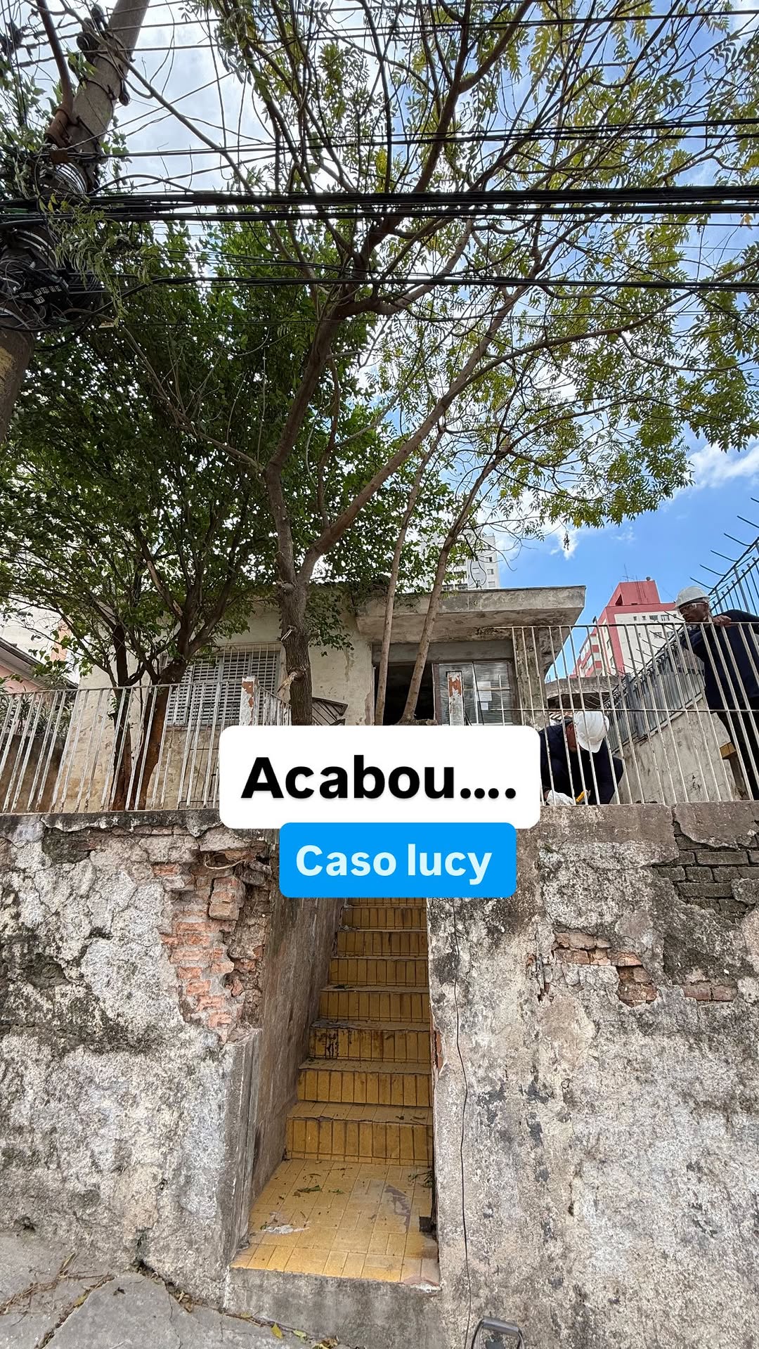 Acabou…..