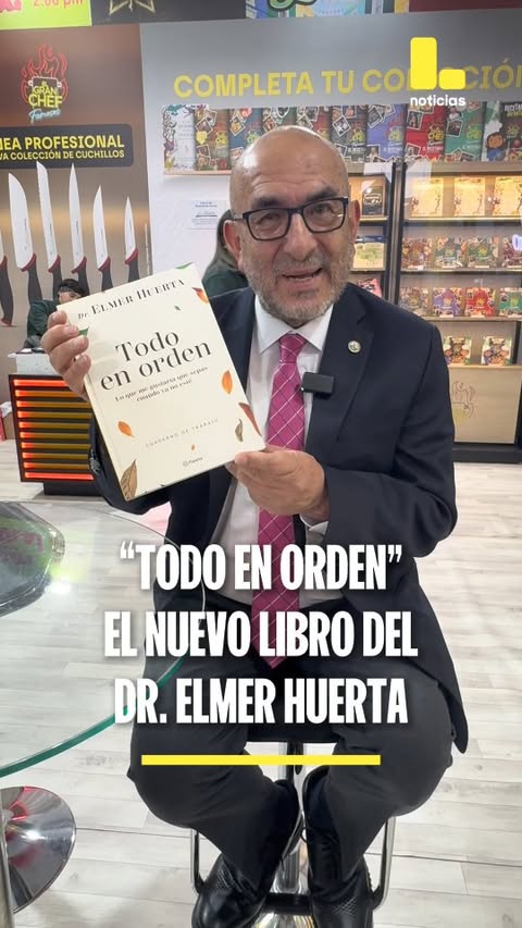 El dr. Elmer Huerta presentó su nuevo libro en la FIL 2025. ¿Ya visitaste el stand de Latina en la Feria Internacional del Libro? #LatinaNoticias #ElmerHuerta #Perú #NoticiasPerú