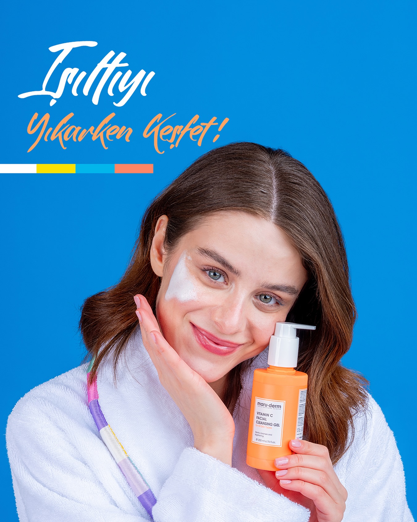 Cildin sabah kahvesi gibi: uyandırır, parlatır! ☕✨
C Vitamini destekli bu jel, gözenekleri arındırırken cilt tonunu eşitlemeye yardımcı olur.
Yumuşak bir dokunuşla aydınlık bir gün seni bekliyor.
#cildinseninhikayen #maruderm #cvitamini #aydınlıkcilt #vitaminccleansinggel