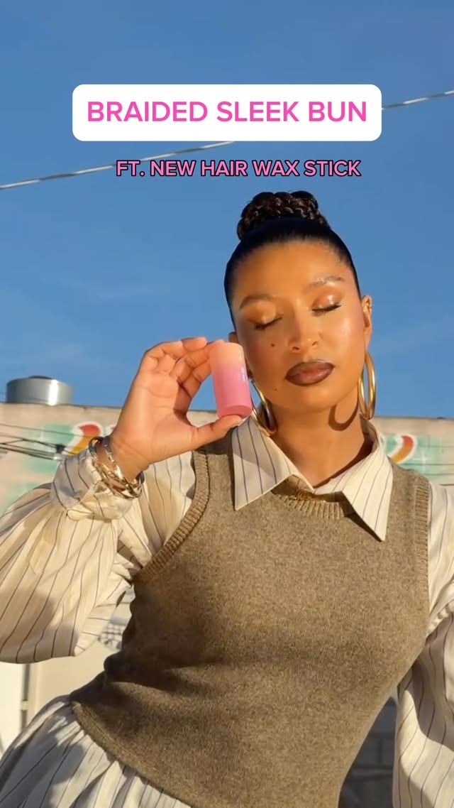 Our Hair Wax Stick is the perfect styler for sleek and shine in your summer updos / hairstyles✨💗
#BraidedBun #SummerUpDo #HairStyles #sleekhair