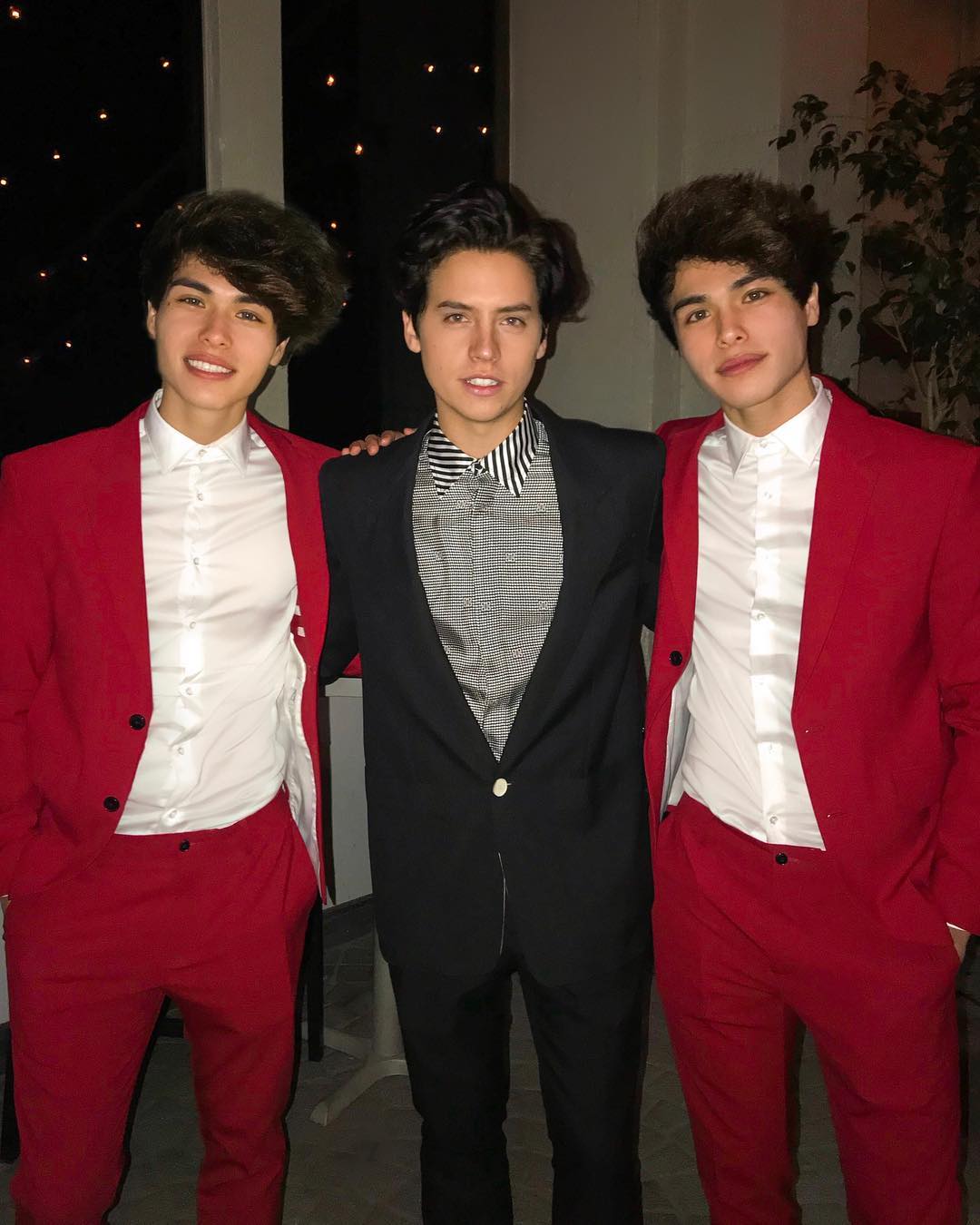 Suit and No Ties 😂 Also why do me and Cole and look more like twins in this than me and Alan 😩