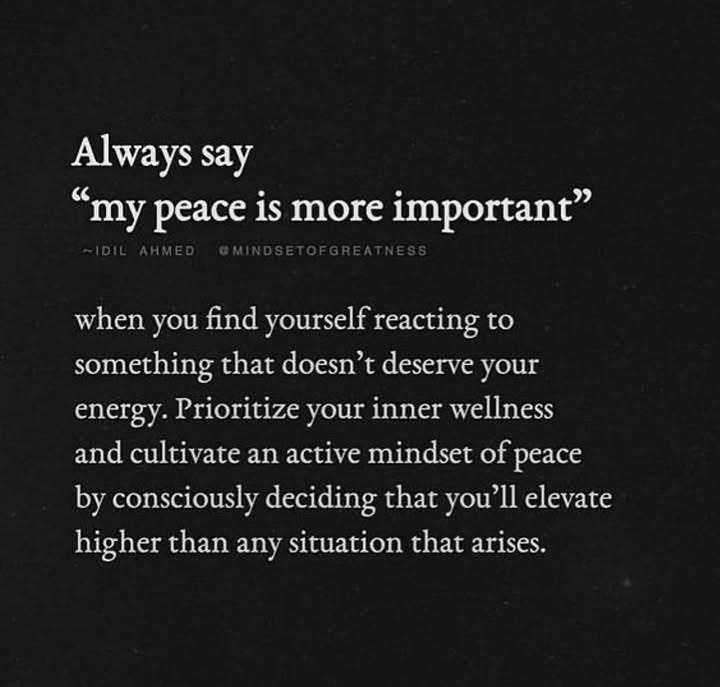 Inner peace is the real bag. 💰