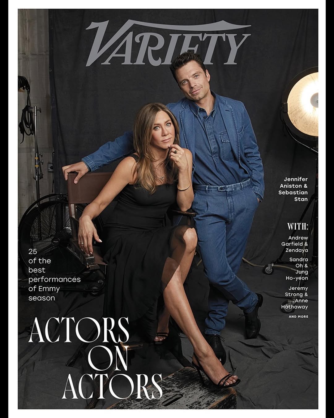 This was a moment that I’m still pinching myself about. Humbled and grateful to have met one of my favorite actors of all time. Thank you @jenniferaniston for being so generous and candid with me in our #ActorsOnActors talk and thank you @variety for making this dream come true. More to come this Thursday on variety.com.
📷: @alexilubomirski
Styling: @mjonf
Grooming: @jamie_grooming