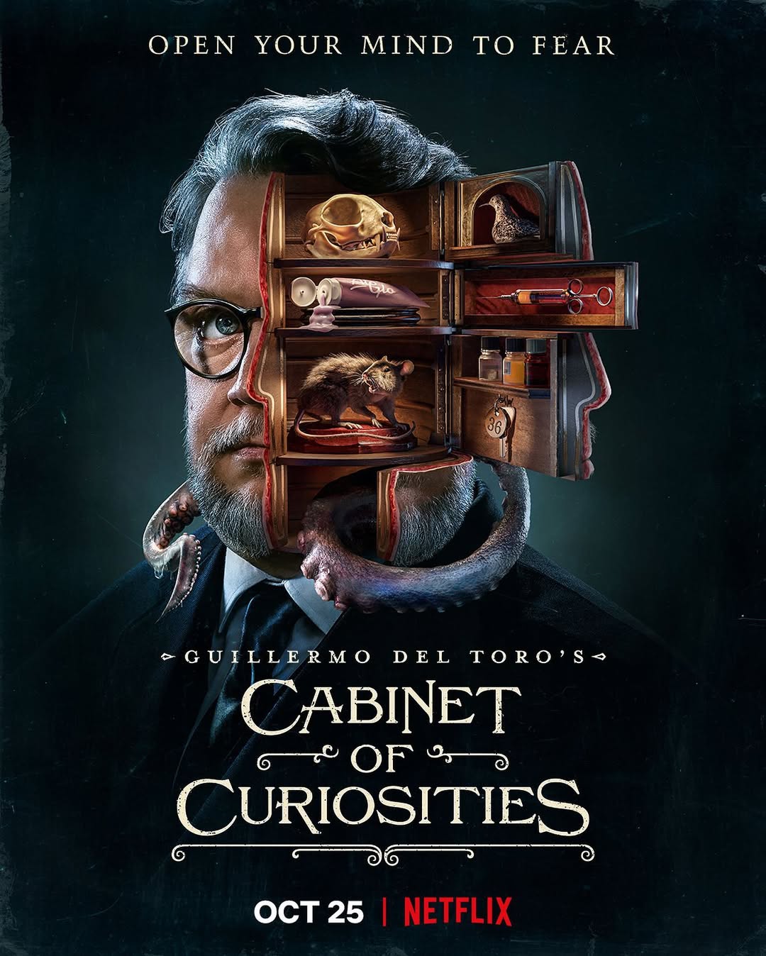 4 nights. 8 chilling stories. Guillermo del Toro’s Cabinet of Curiosities begins October 25. @netflix @realgdt @catherinehardwicke