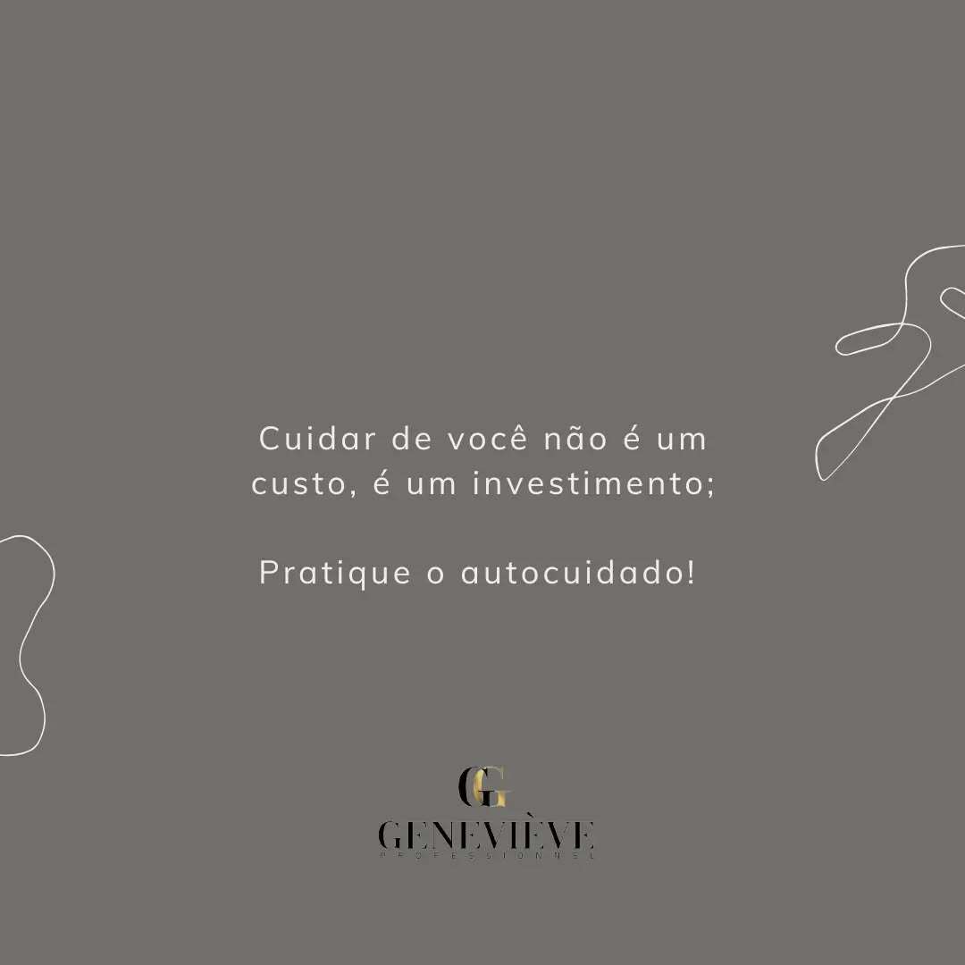 Tirar um tempinho pra relaxar é necessário!!! Tenha um dia na sua rotina para seu autocuidado 😉