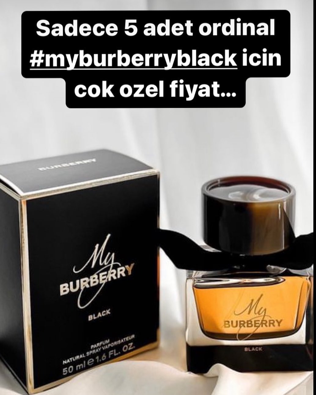 #myburberryblack sadece 5 adet orjinal ürün için acele edin.