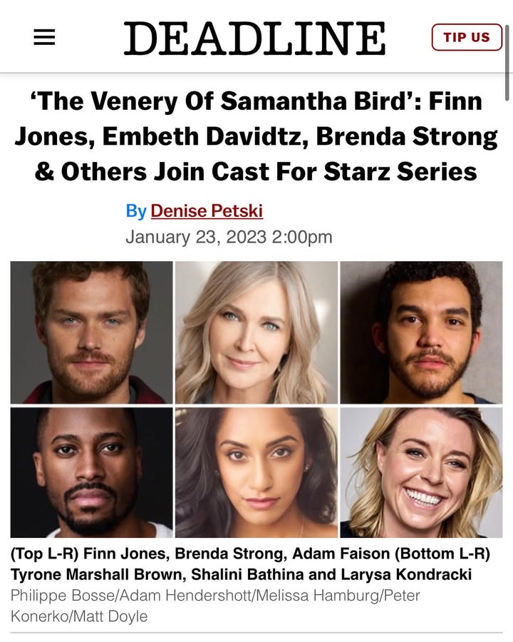 ๐ฅน2023 starting off damn good. Beyond grateful and excited to join this incredible cast, crew and production! I count my lucky stars everyday that I get to do this. ๐๐ฝ๐
My dream team ๐ฅน๐ฅฐ๐ญ:
@theesinetwork
@nelsonparedezparks
@thegarrettlinds
APA
@shevacohen
@double_o_szabo
@john_nahai