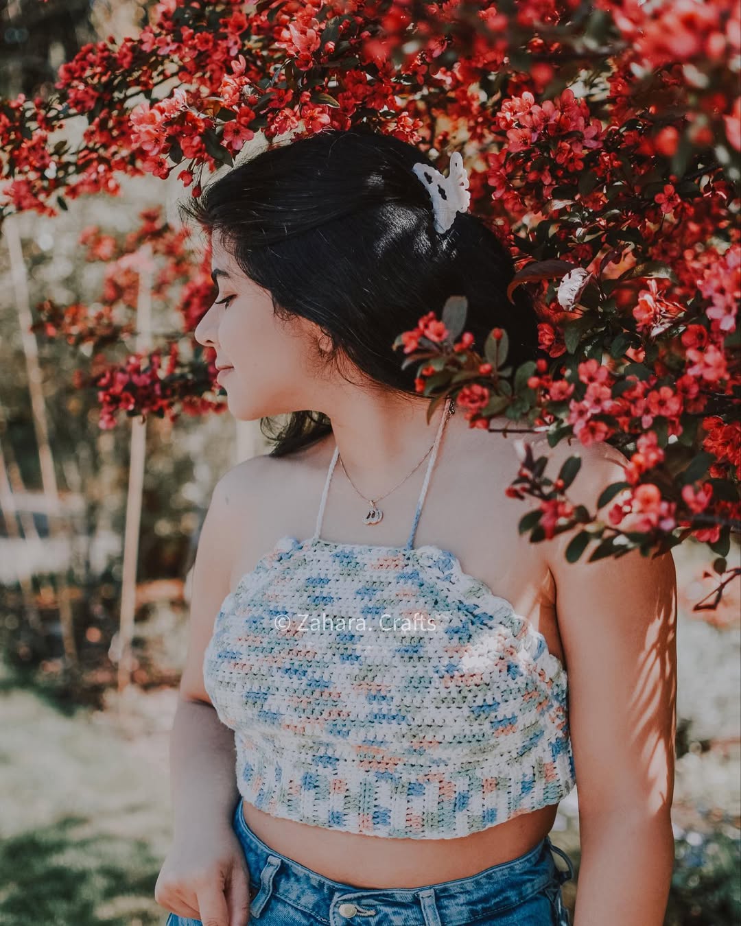 • Crochet Crop Top / Summer Collection
• Adjustable with back strap
• Customizable in terms of color & size
• DM for more info 📥
• تاپ نیم تنه قلاب بافی، با بند قابل تنظیم ، قابل تغییر در رنگبندی و سایز
• برای اطلاعات بیشتر و سفارش دایرکت بدهید
#croptop #crochet #crochettop #summeroutfit #summerstyle #canadianartist #canada #crocheting