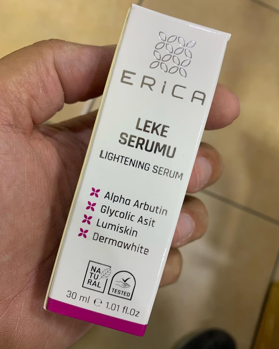 Tüm cilt lekeleri için #erica #lekeserumu Mutlaka deneyin…