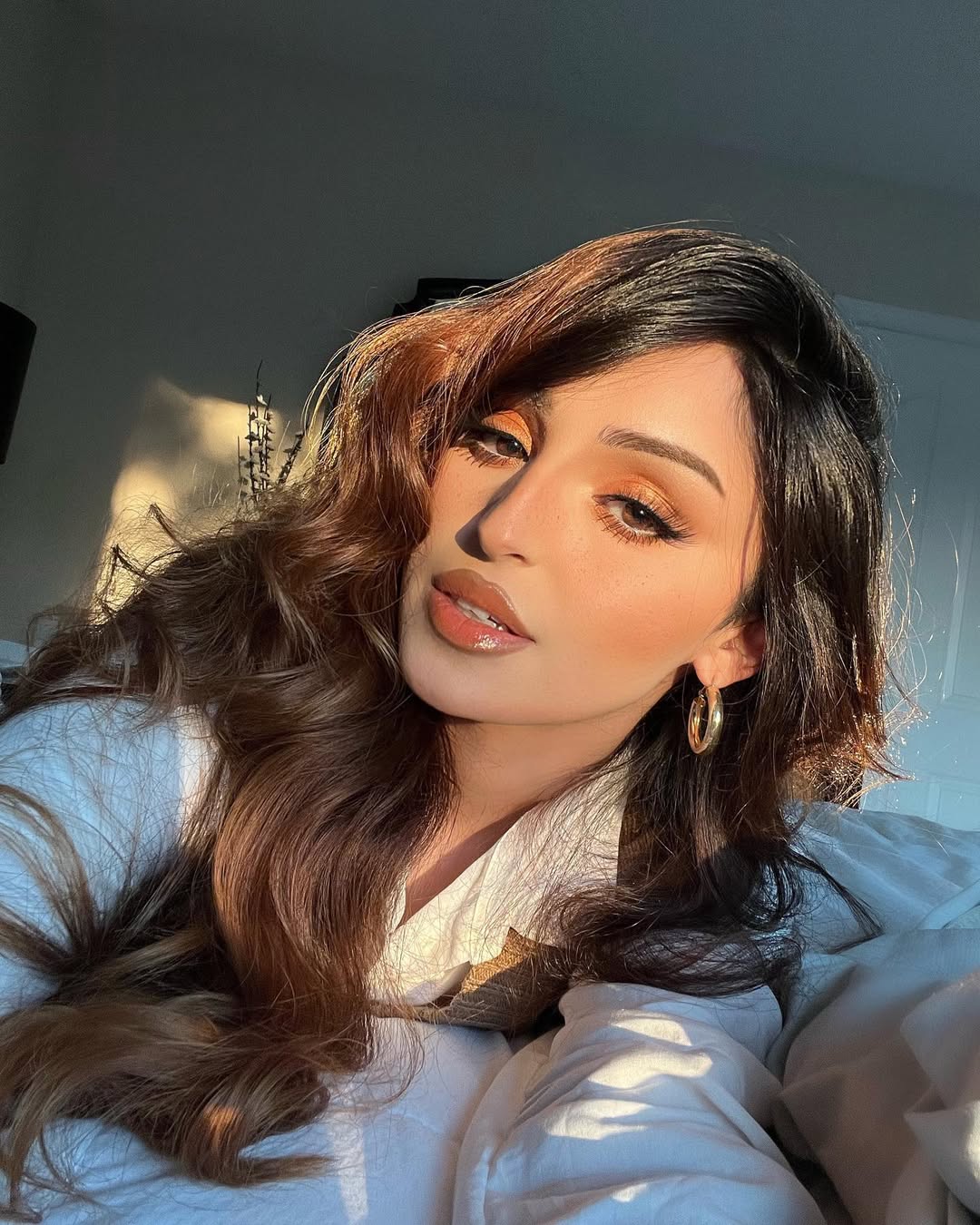 i like u a latte 🥹☕️
#goldenhourselfie #lattemakeup