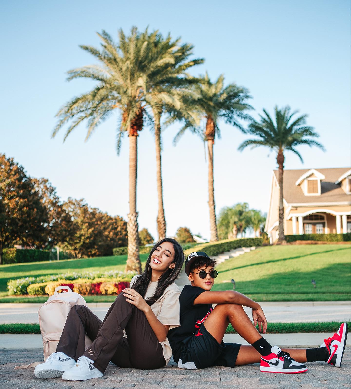 No buddy like a brother 🥰 @hibbettsports #styledbyhibbett #toetohead #ad