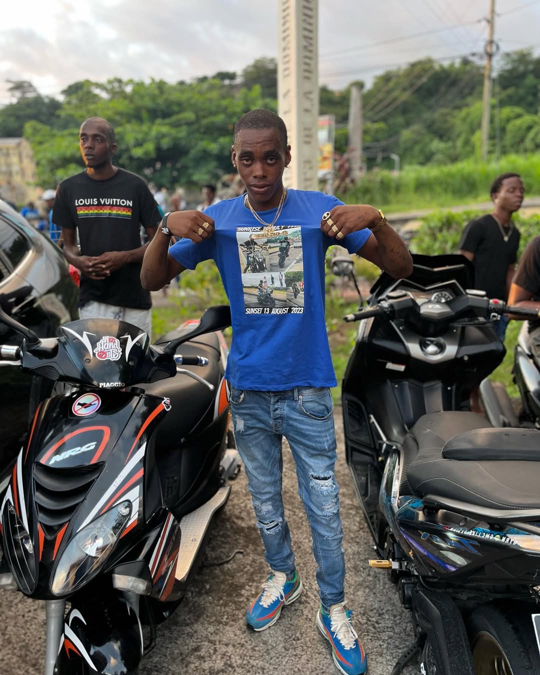Where ever you be, just make space for me one day we gon see again RIP, never thought that day would come so soon bro never thought, 🤦🏾♂️ 💫LLC forever 💫 forever will be in my heart bro 🤞🏾🙏🏾🕊️ miss u bro🙏🏾🕊️