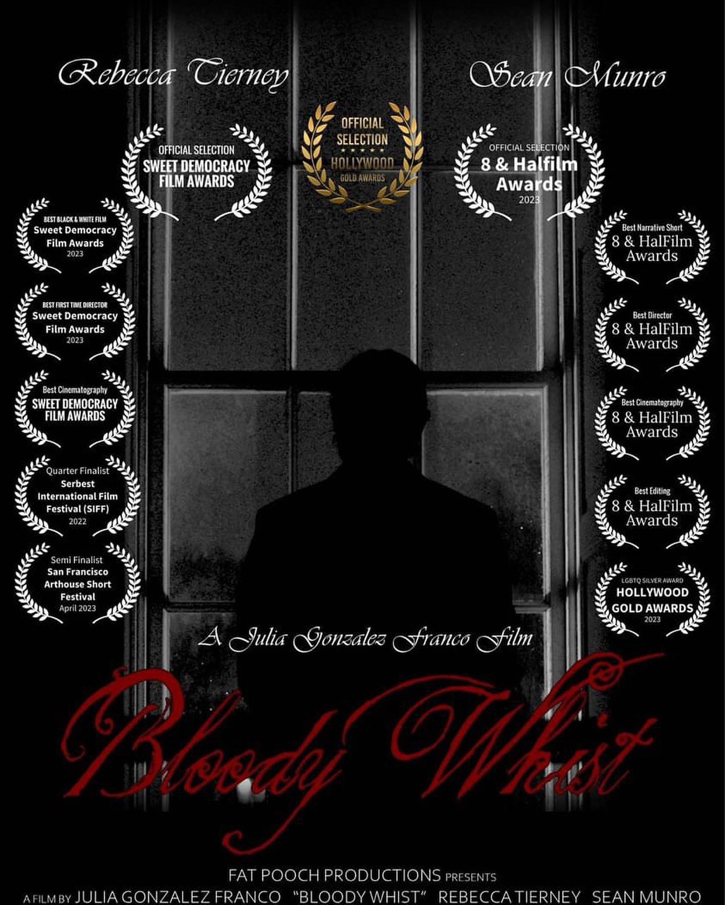 fin. The final Bloody Whist poster.
After one year of screenings worldwide I couldn’t be more proud.
@fatpoochproductions