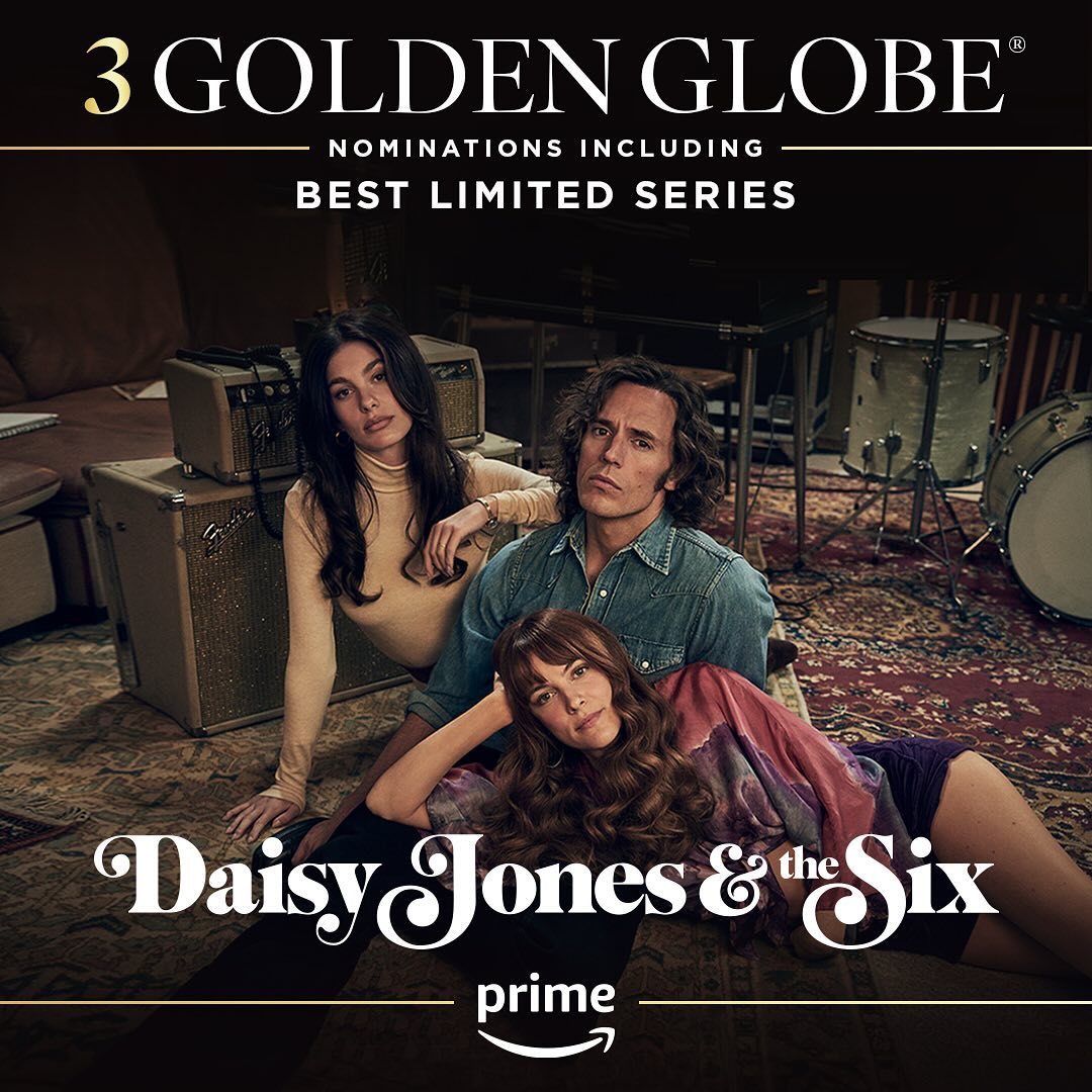 @daisyjonesandthesix just got nominated for 3 Golden Globes and I am so immensely proud, and grateful to have been a part of this very special ride.
So many people put their heart and soul in to making this show what it was, but @tjenkinsreid, it all started with you! Thank you.
Thank you to the Golden Globe voters, thank you to @hellosunshine and @amazonstudios for believing we could actually do it, and a special thank you to my fellow nominee, all round legend and sister @rileykeough for being the best gosh darn costar a man could ask for. You deserve this more than anyone.
I am shook. And confused. Honoured, and happy. 🤗