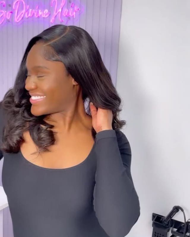 Ooooo she’s that girl 😍 6x6 closure wig 16” #closurewigs #6x6closure