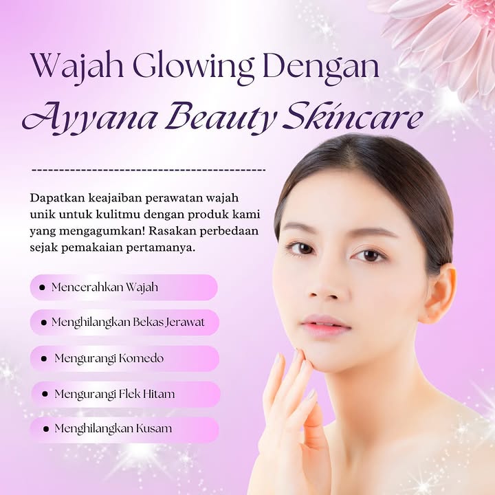 Modal kulit glowing hanya pakai produk ini aja?
Rahasia kulit glowing nih, buat kamu yang pengen kulit lebih cerah, lembap dan bekas jerawat pudar, yuk cobain paket glowing dari Ayyana Beauty Skincare.