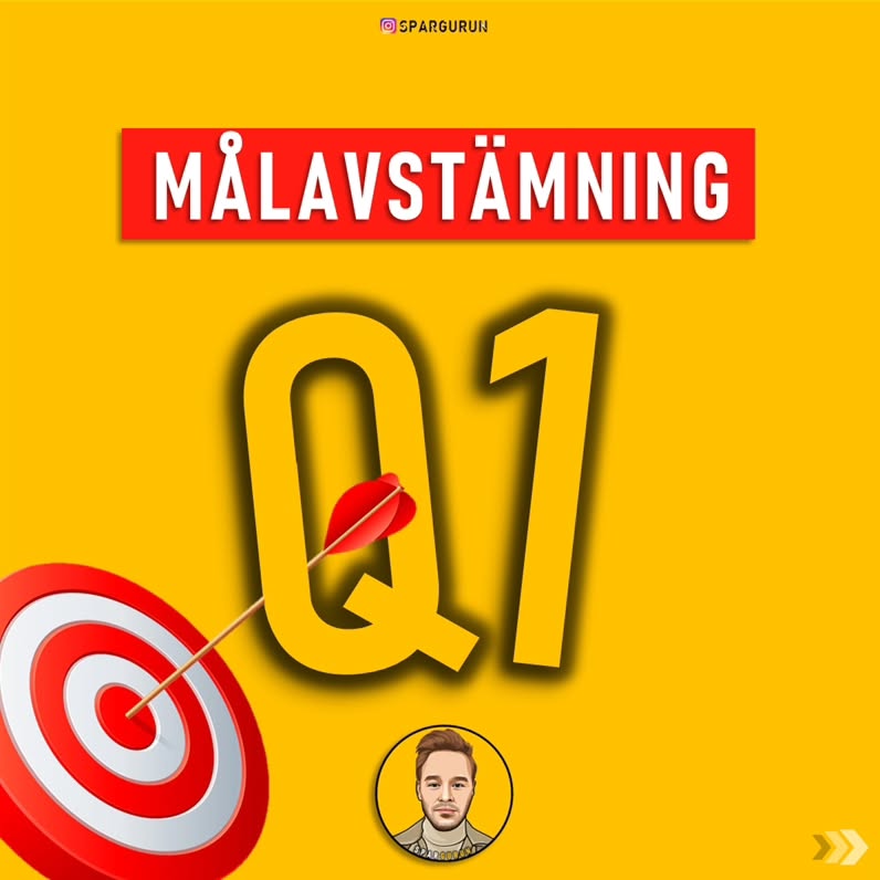 Q1 Ă€r slut, dags för en avstĂ€mning hur det gĂ„r med mina mĂ„l!đâ
ïž
Ett starkt kvartal för börsen som helhet och sÄ Àven för min portfölj! RÀtt höga intÀkter men Àven höga kostnader. TrÀningen flyter pÄ bra.
Att ha mÄlsÀttningar och följa framstegen mot dessa Àr ett otroligt effektivt sÀtt för att hÄlla motivationen uppe
Hur gÄr det för er med era mÄl?