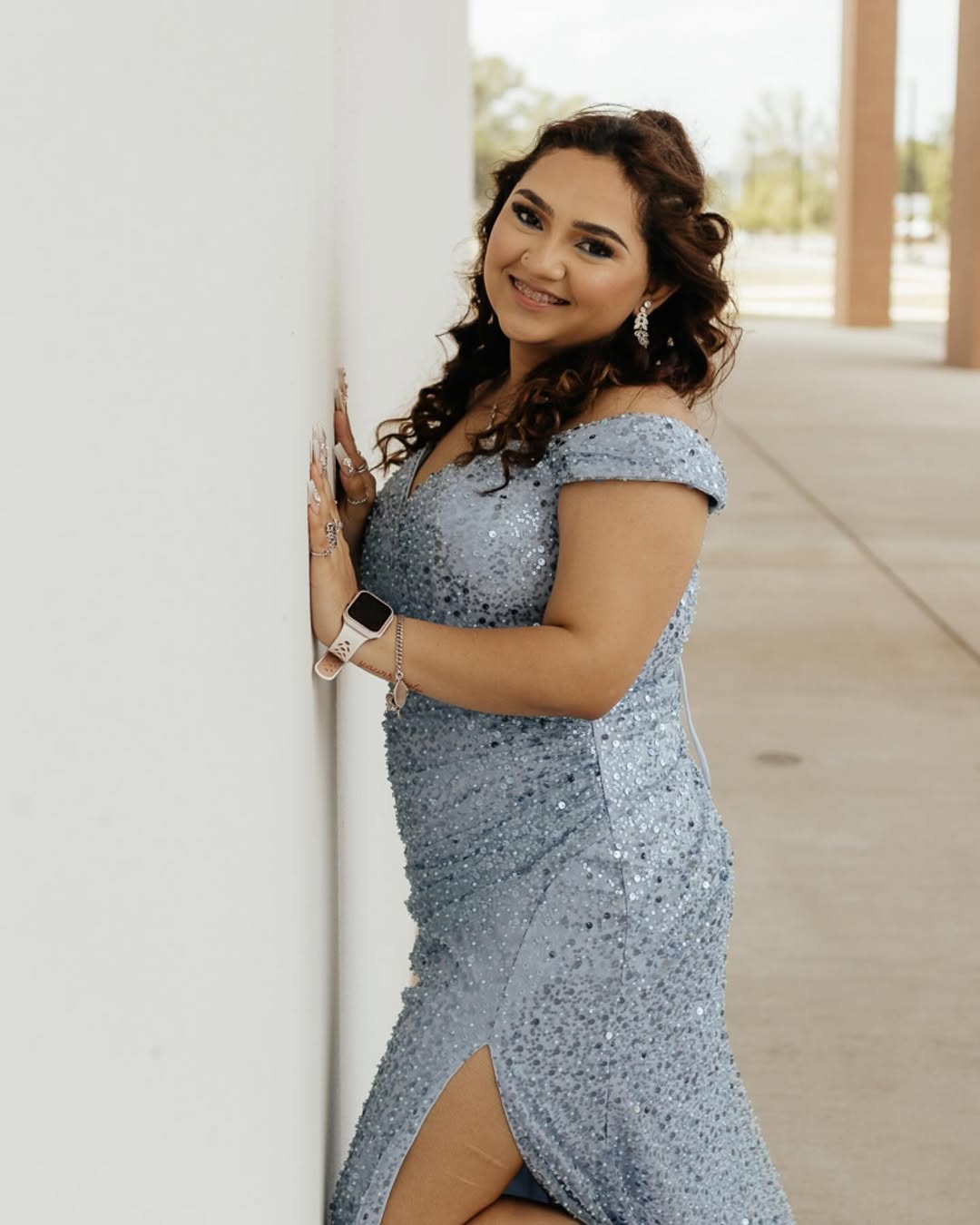 prom 24’🩵 #promszn #flawless #perfection #headoverheels #one4thebooks #bluroffun✨ #nighttoremember