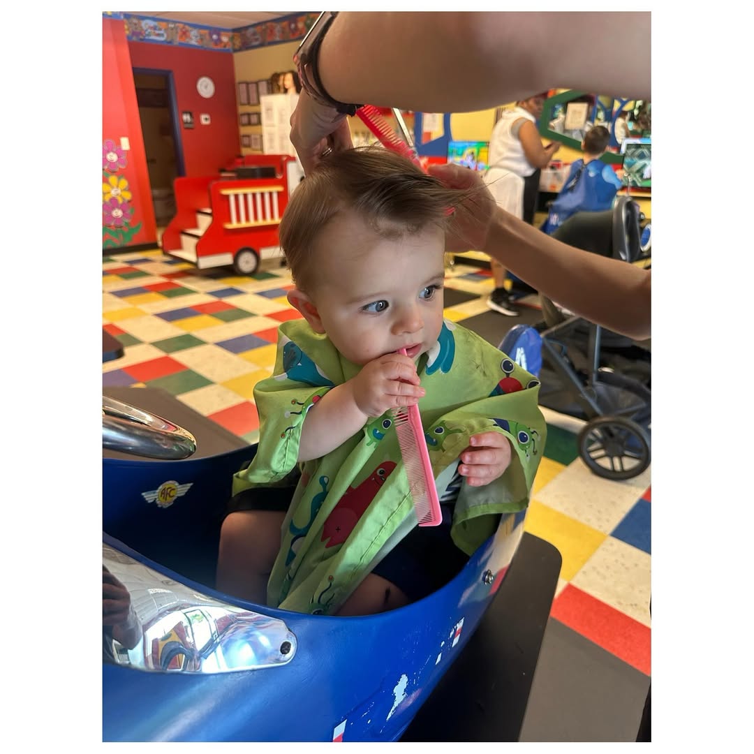 First haircut, crushed it