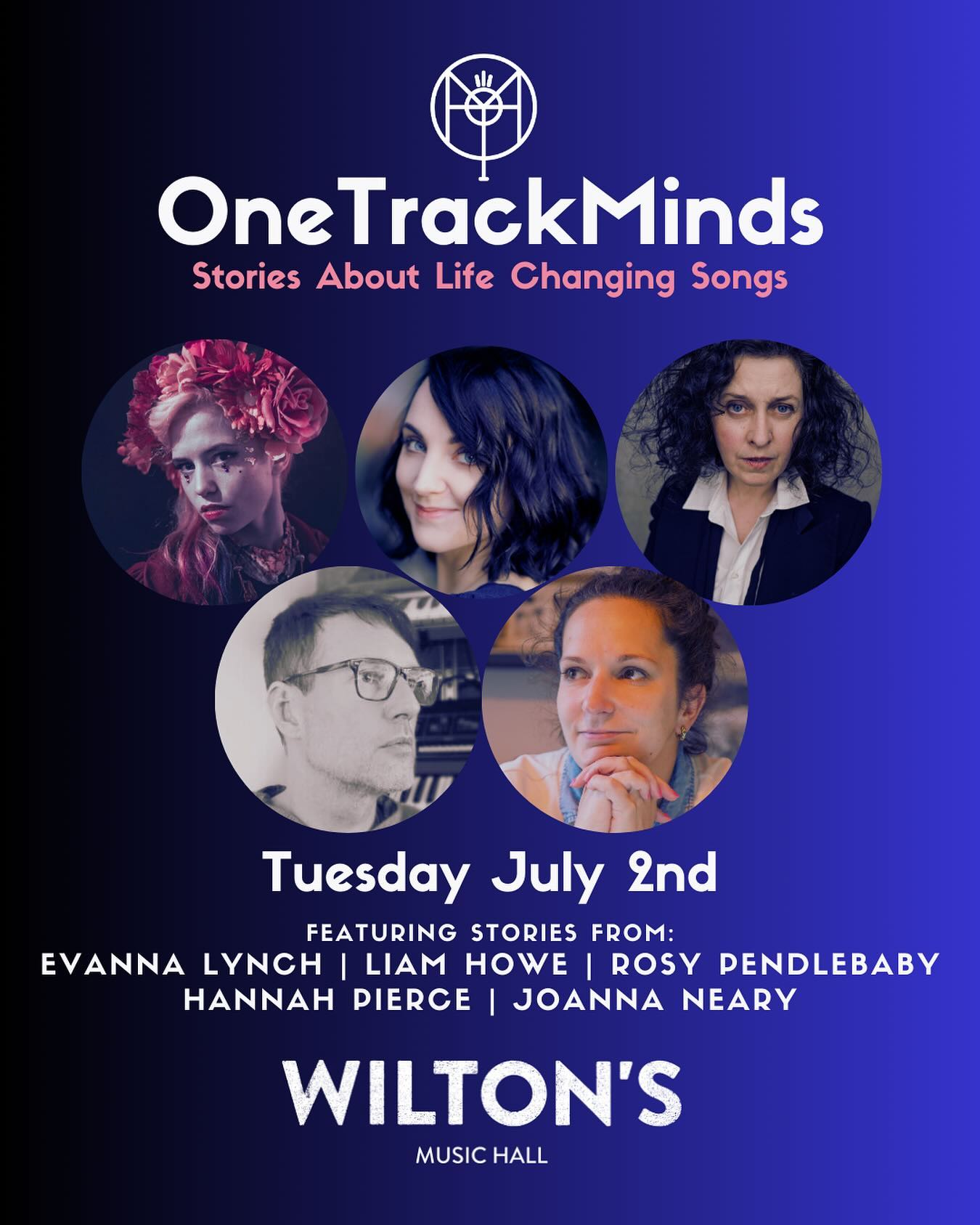 What is the story of a song that changed your life? On 2nd July you get to hear the answer to that question from 5 incredible speakers. Join us @wiltonsmusichall 7.30 - ticket link in bio