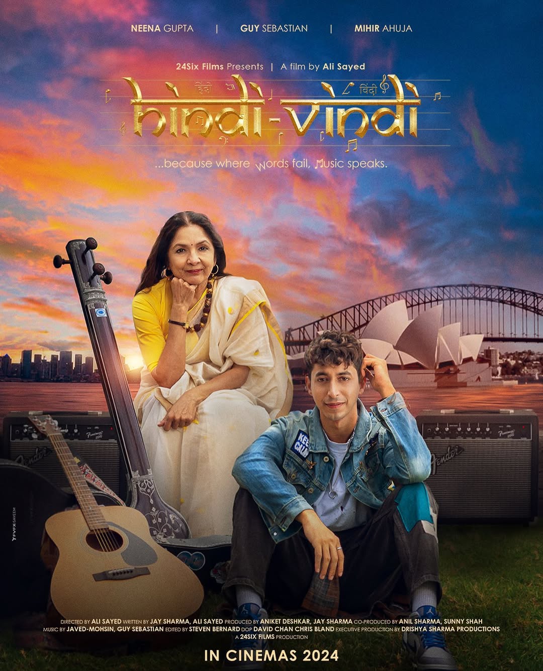 ๐ธ๐ถ๐ค๐ง๐๐ฆ๐บ๐ฆ๐
โHindi-Vindiโ coming soon in theatres all over Australia
@mihirahuja_ @guysebastian @neena_gupta @24sixfilms @ali.sayed.au @aniketdeshkar @jay.24six @rupantyakid @taldaviida @mathewswift0 @cooper.Ixs @bhaktikubavat @simrangulatiofficial @drishya_24sixfilms @javedmohsin_official