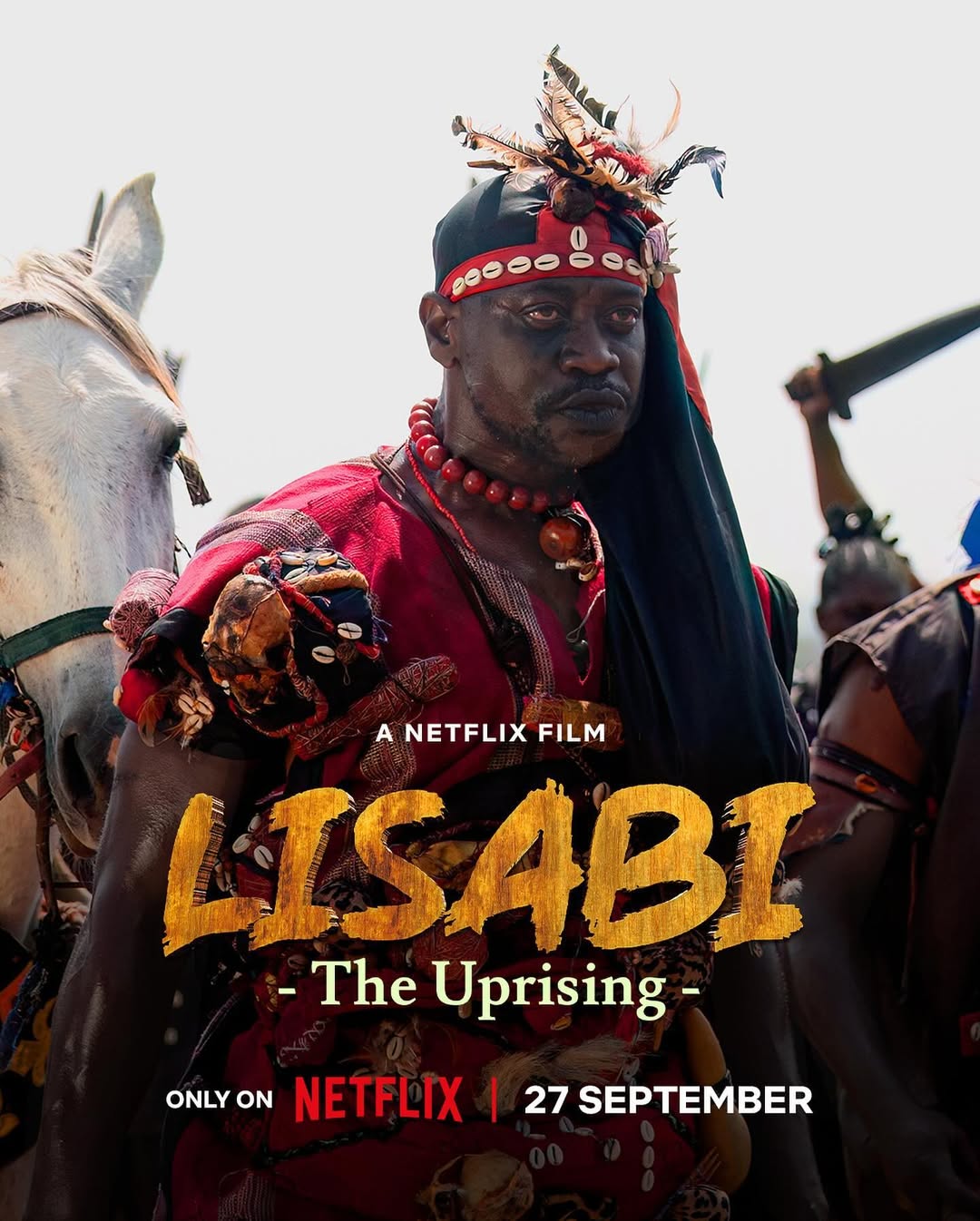 Destiny awaits the brave. Lísàbí: The Uprising, coming to Netflix September 27.
Part 2, Lísàbí: A Legend Is Born arrives January 2025 🐎
I present the official Poster of my new movie
This is for my Egbas, Yorubas and the entire African heritage all over the world!!!
LISABI !
A Netflix Original film @naijaonnetflix
Executive producer @adedimejilateef
Director @niyi_akinmolayan
Producer @mo_bimpe
Cc: @alnotions_ @_anthillstudios powerful partnership
Save the date !
#Lisabi De!
#Ominira De !