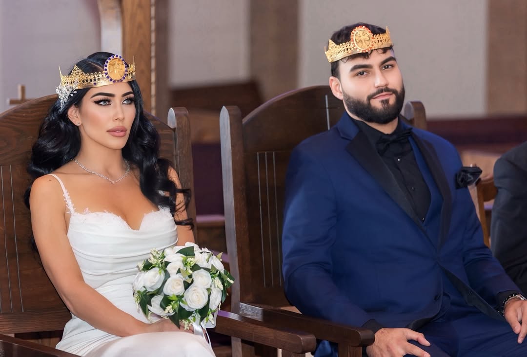 Happy Anniversary to my husband, my best friend, my most important person , to many more years together and a beautiful life to enjoy together forever. 10/27 ❤️ 8 years together , 7 years married 💍#orthodoxweddingcrowns ☦️
