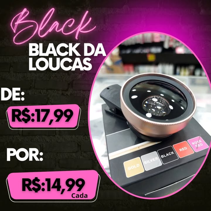 LENTE MACRO PRA FOTOS E VÍDEOS 💖😍