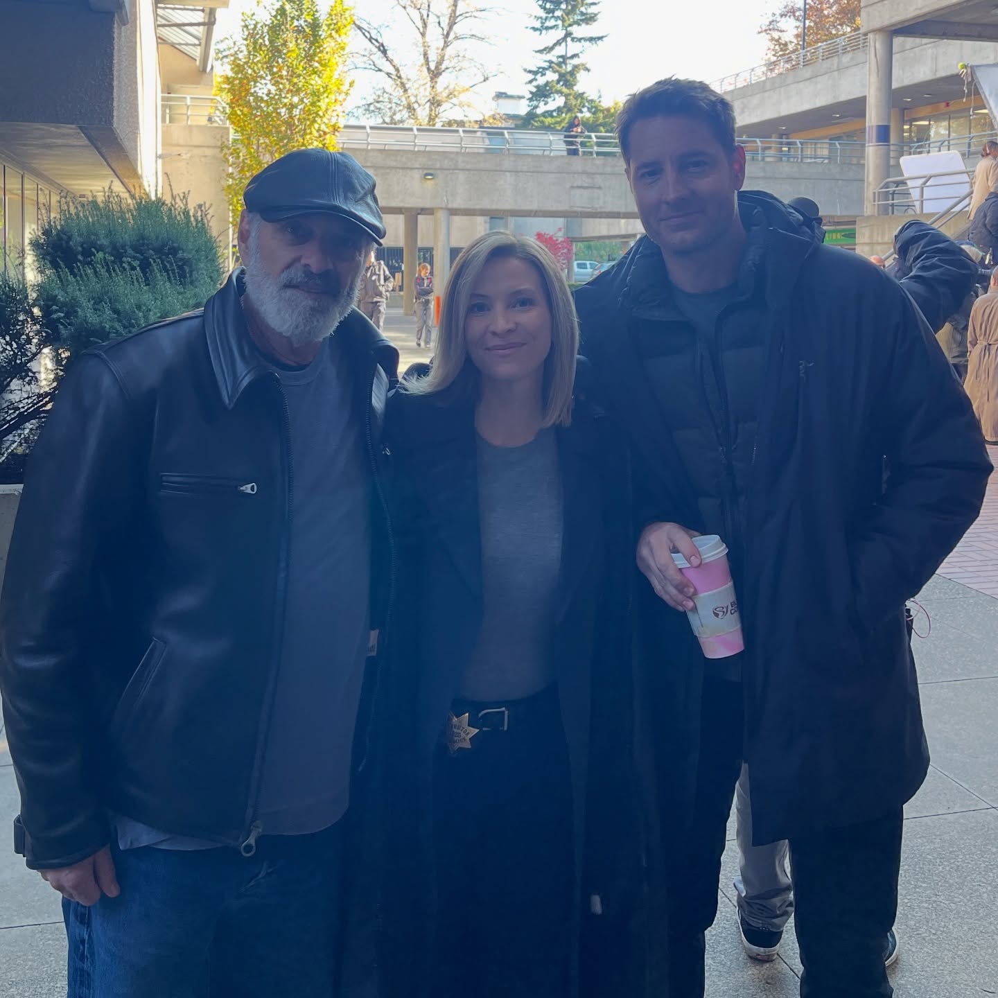 Mom went to Vancouver for a couple weeks to shoot an episode of Tracker on CBS!💥 It airs tonight! ‘Twas a far cry from the wacky mom I play every day- whether I’m being paid or not🤣And joy of joys my BFF @nicoleforester got to come visit me for Canadian adventures (aka 20k steps a day, fueled by vanilla oat matcha lattes) Won’t you tune in to see me wield a weapon and play with @justinhartley? @trackercbs @cbstv ep 208 “The Night Movers”