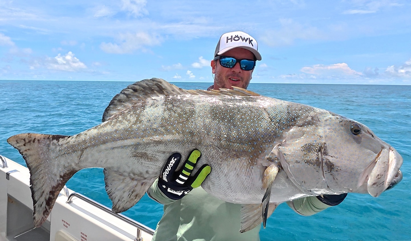 New PB topwater trout. I only beat the old PB by 1 cm, but I guess I’m just taking it easy on the trout goal. 😜 This 98 cm fish was caught on a @jackfin_official Argo 180F, which at that stage was still attached to @lsd_earthworks favorite fishing shirt he later had to cut to get the hooks back out. Sorry mate, you had to take one for the team. 😅 Big trout can go absolute crazy when you bring them in the boat and you have to stay way clear of the hooks. Who’s been hooked by big trout before?
#dino #dinotrout #newpb #pb #fish #fishing #topwater #loveit #howk #jackfin #gbr #australia #greatbarrierreef #fun #yeeew #ebbtidetackle #worldfishingtackle
Rod: @howkfishing bullfighter 200
Lure: @jackfin_official Argo 180F
Line: @worldfishingtackle Kg Strong 51 kg