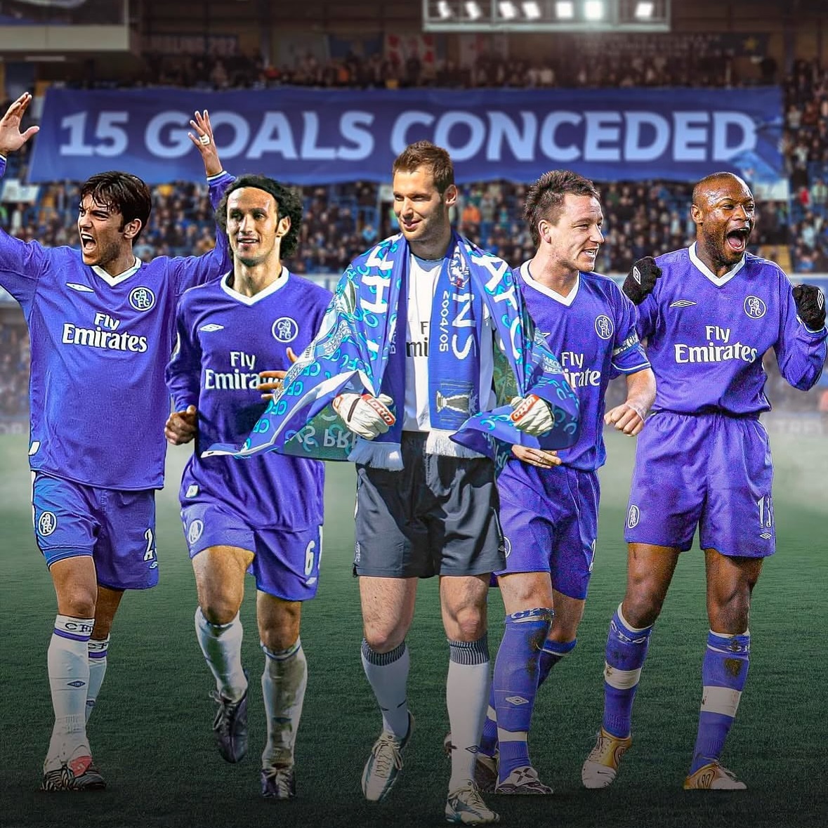 15 Goals conceded and weโre only half way through the season and our record is safe for another year. ๐๐๐ปโ๏ธ @petrcech ๐งค ( I know you only conceded 13 ) ๐คฃ @wgallas13 @pauloferreira.19 Ricky C @josemourinho
Get your feet up boys and enjoy a glass of Red.๐ทโฝ๏ธ
Do you think this will ever be beaten ?
@chelseafc