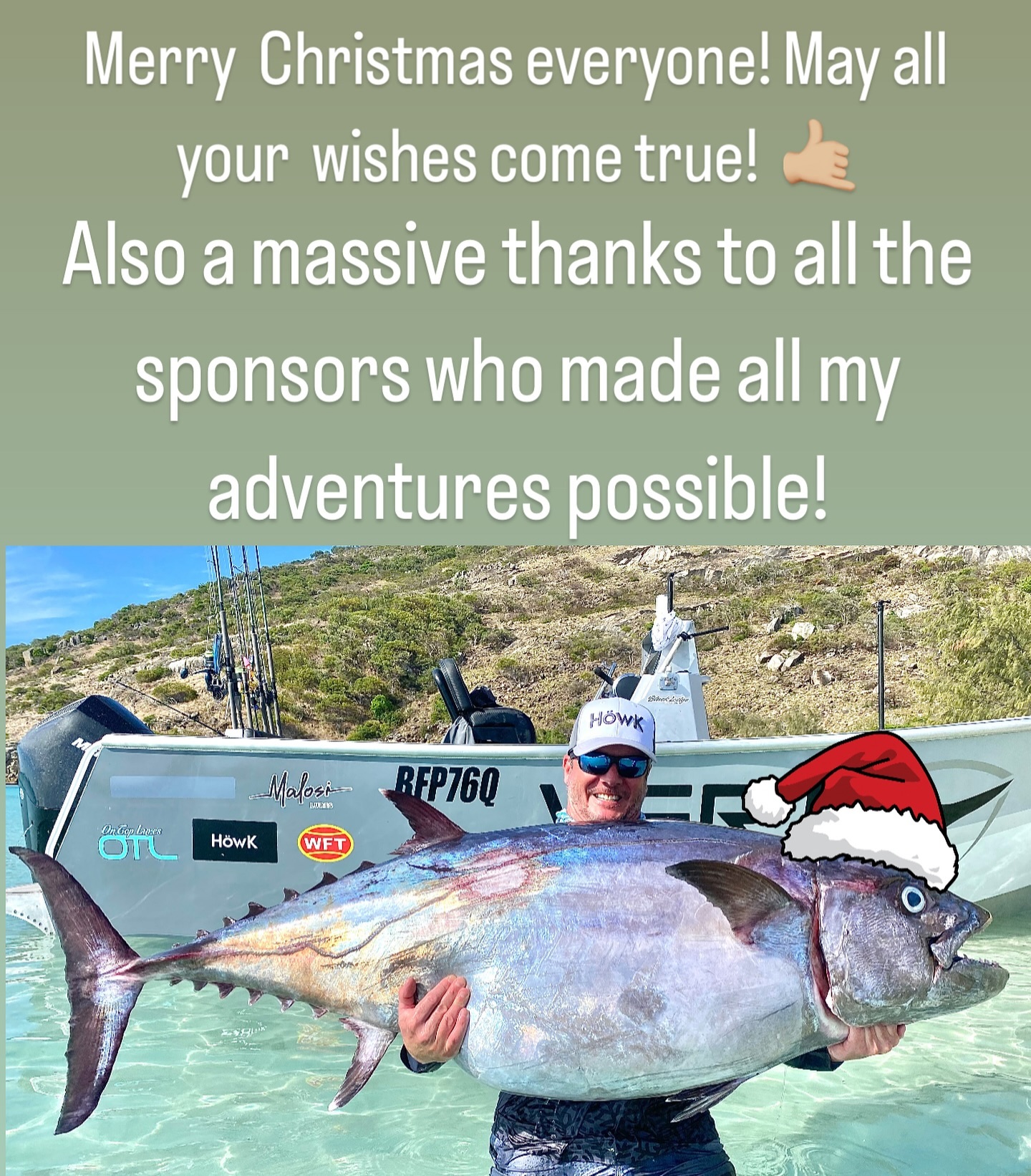 Merry Christmas everyone and thanks for all the support! May all your wishes come true! Also to all the sponsors who made all my adventures possible! I’m tapping out for this year. Hopefully more monsters coming next year. 🤙🏼