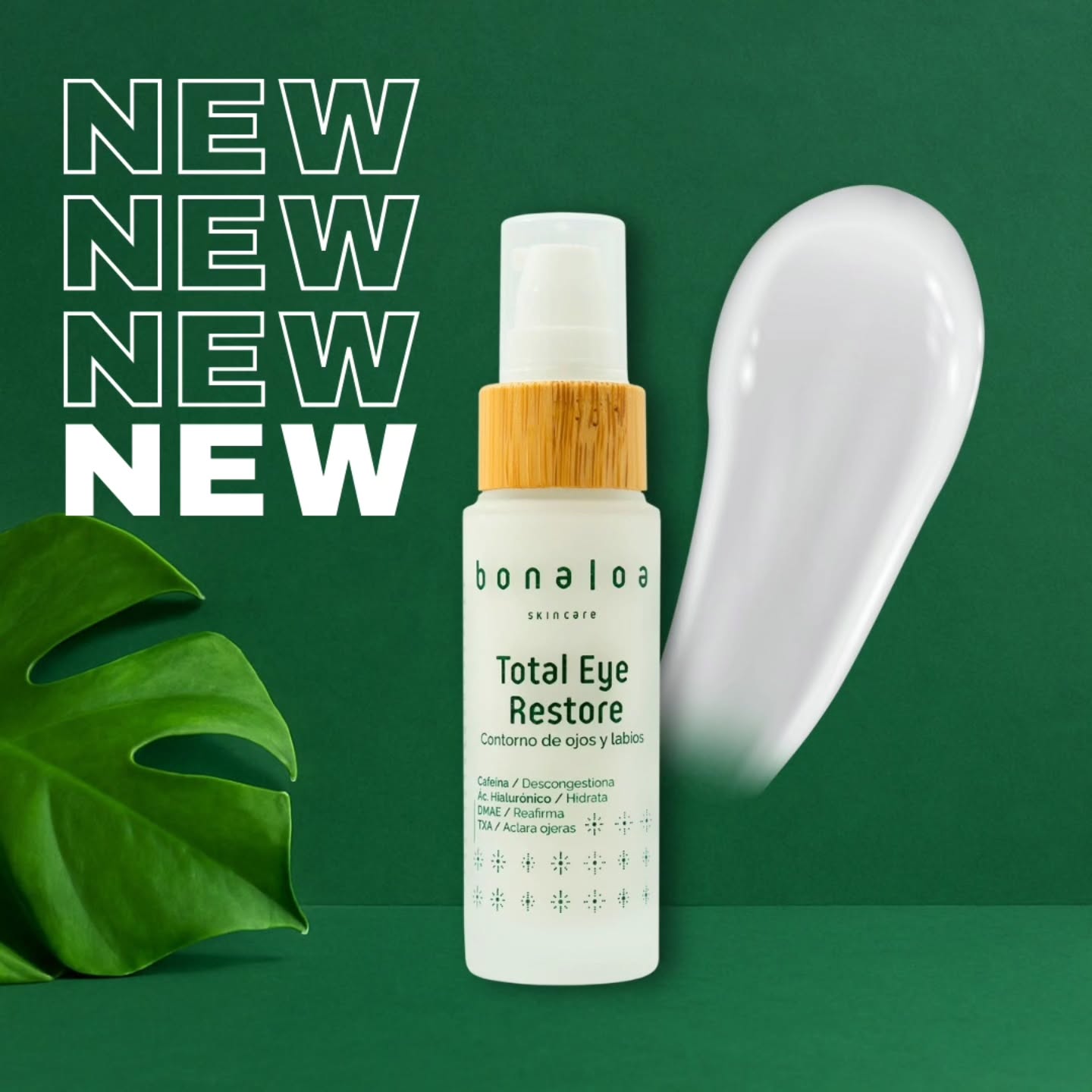 ✨ ¡NUEVO LANZAMIENTO! ✨
Presentamos TOTAL EYE RESTORE, nuestro Nuevo Contorno de ojos y labios en crema que lo trata TODO:
👁️ Bolsas
🌑 Ojeras
👄 Arrugas
💧 Deshidratación
✨ Falta de firmeza
Una fórmula 360º pensada para cuidar las zonas más delicadas del rostro con eficacia y sensorialidad.
¿Lo mejor? Sus activos:
🔸 DMAE → Efecto lifting inmediato y mejora de la firmeza.
🔸Ésteres del Retinol (Retinyl Palmitate) → Alisa arrugas y mejora la textura de la piel.
🔸 Ácido tranexámico → Ilumina y aclara ojeras pigmentarias.
🔸 Cafeína + Ginseng + Ginkgo Biloba → Descongestiona, activa la microcirculación y reduce bolsas.
🔸 Vitamina C + E → Acción antioxidante y unifica el tono.
🔸 Aceite de rosa mosqueta, jojoba y argán → Nutrición profunda sin dejar residuo graso.
🔸 Ácido hialurónico + Glicerina → Hidratación intensa y duradera.
👁️ Una mirada más firme, luminosa y descansada desde las primeras aplicaciones.
Textura en crema fundente, ideal para sellar tu rutina de contorno de ojos o labios.
👉Cuéntanos, ¿eres más de textura crema o sérum para el contorno de ojos?
En Bonaloa Skincare pensamos en ti y tenemos ambas opciones para tratar las zonas más delicadas de tu rostro🫶
#TotalEyeRestore #NuevoLanzamiento #ContornoDeOjos #ContornoLabios #DMAE #Retinol #TranexamicAcid #CosméticaConCiencia #BonaloaSkincare #MiradaDescansada