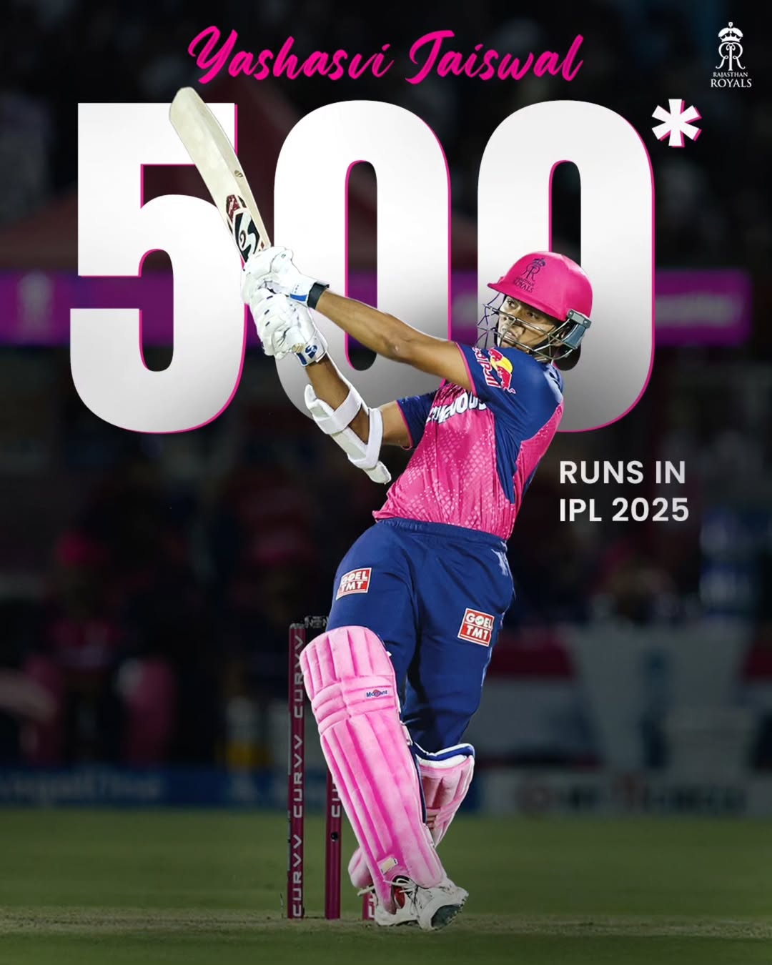 If consistency had a name. 🔥
#RoyalsFamily | #HallaBol | #IPL2025 | #RRvPBKS