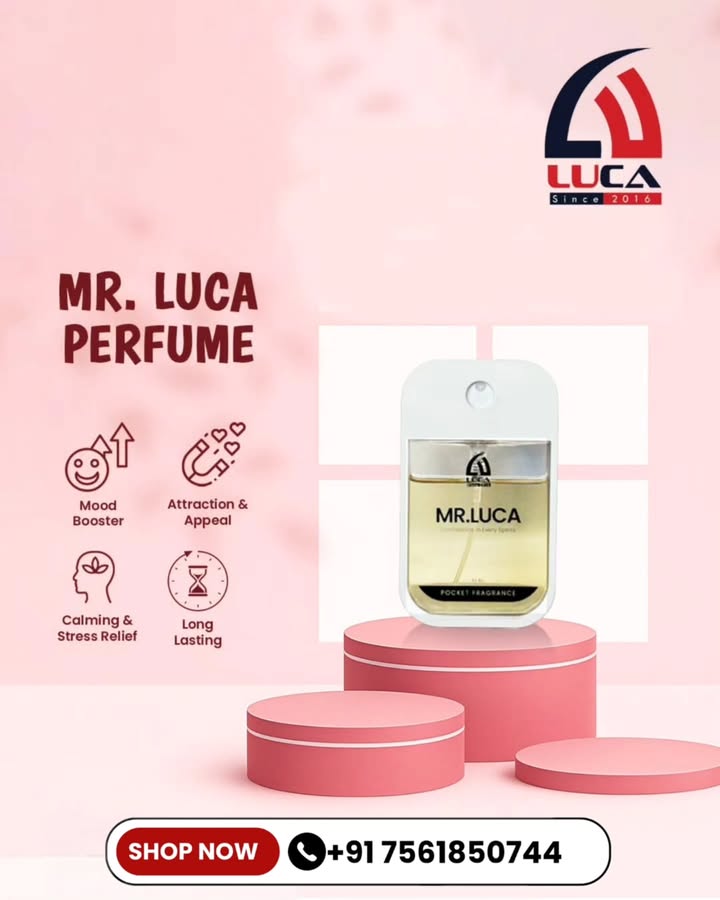 LUCA PERFUME
All Over India Free Delivery
For More Details
+91 7561850744
+91 7306280744
(WhatsApp)
https://wa.me/917561850744